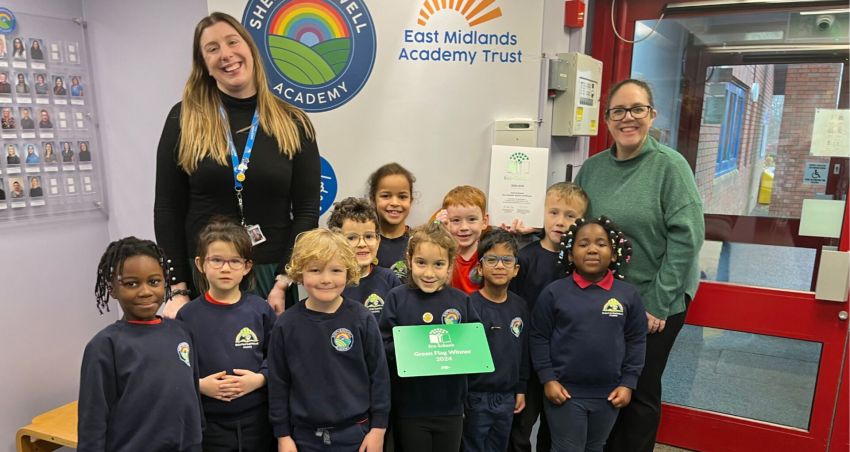 Shepherdswell Academy awarded coveted Eco-Schools Green Flag for second time